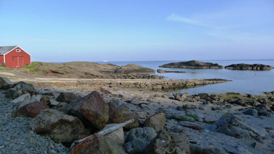 Et enkelt havneanlegg nært fiskeressursene.