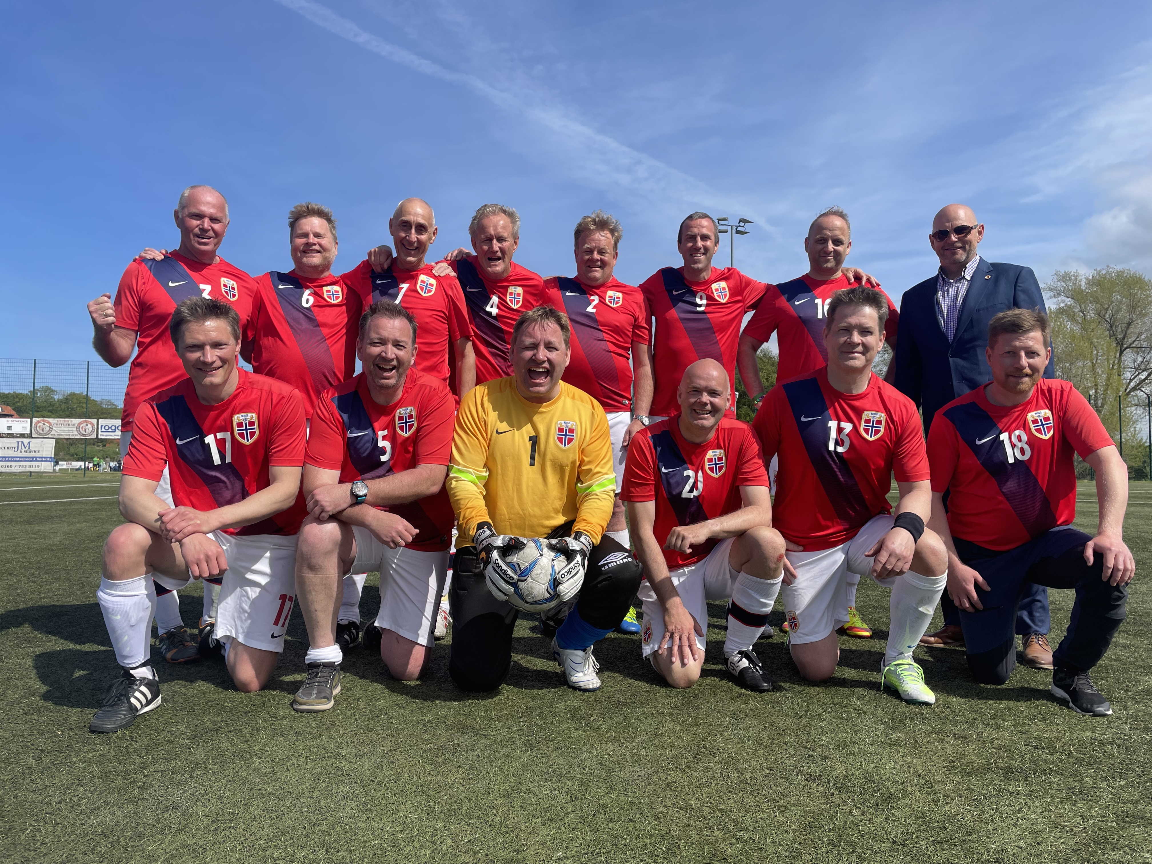 Gruppebilde av loslandslaget i fotball