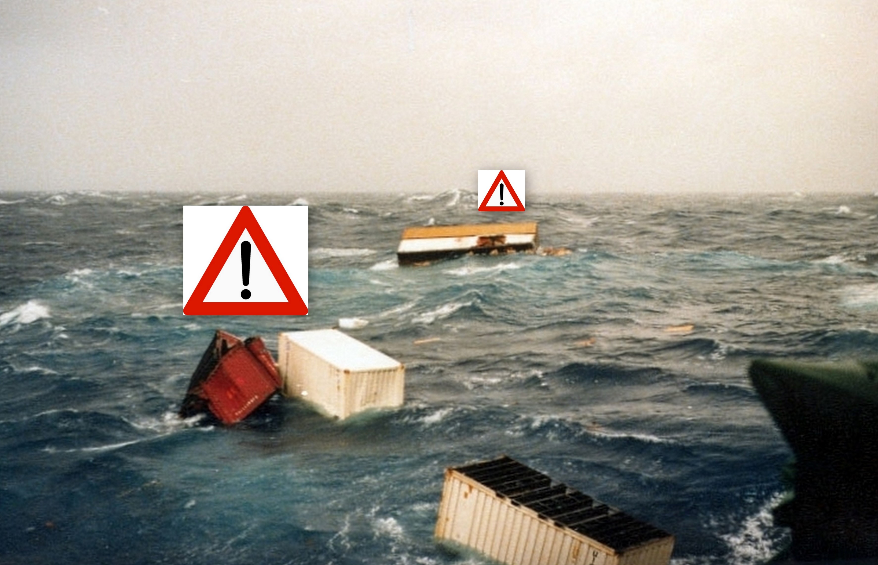 Drivende gjenstander utgjør en stor risiko for sjøtrafikken i Europa