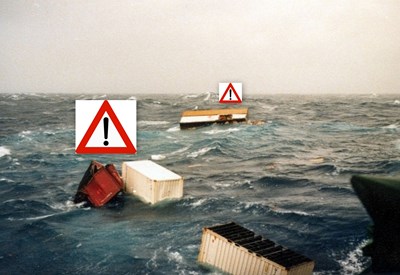 Drivende gjenstander utgjør en stor risiko for sjøtrafikken i Europa