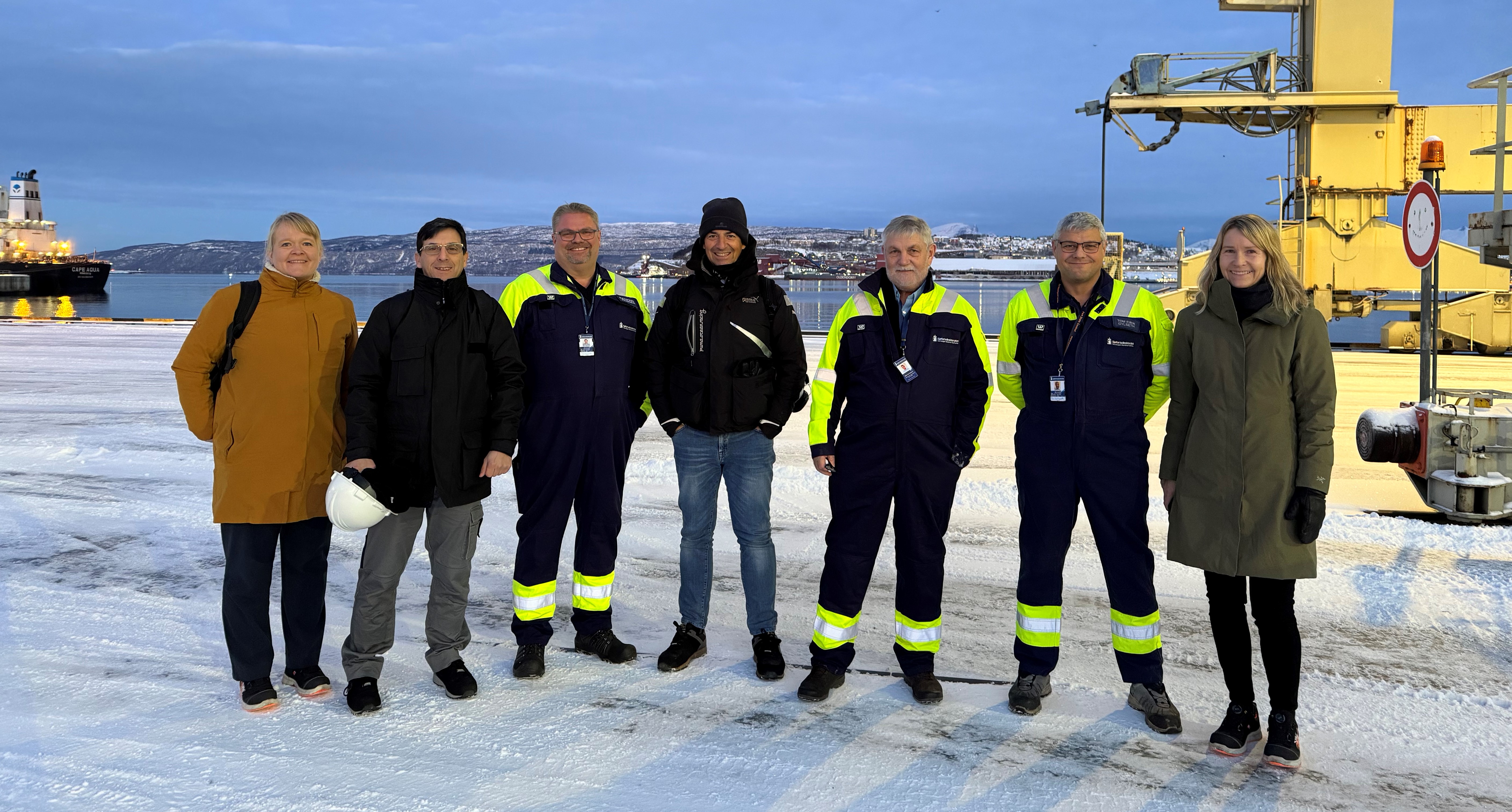 Under tilsynet fra EMSA