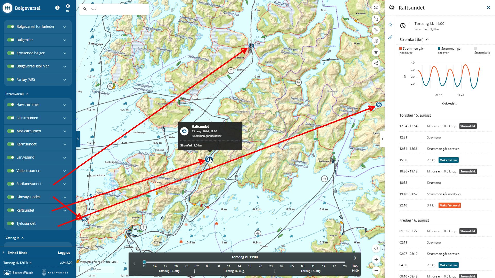illustrasjon skjermdump BarentsWatch