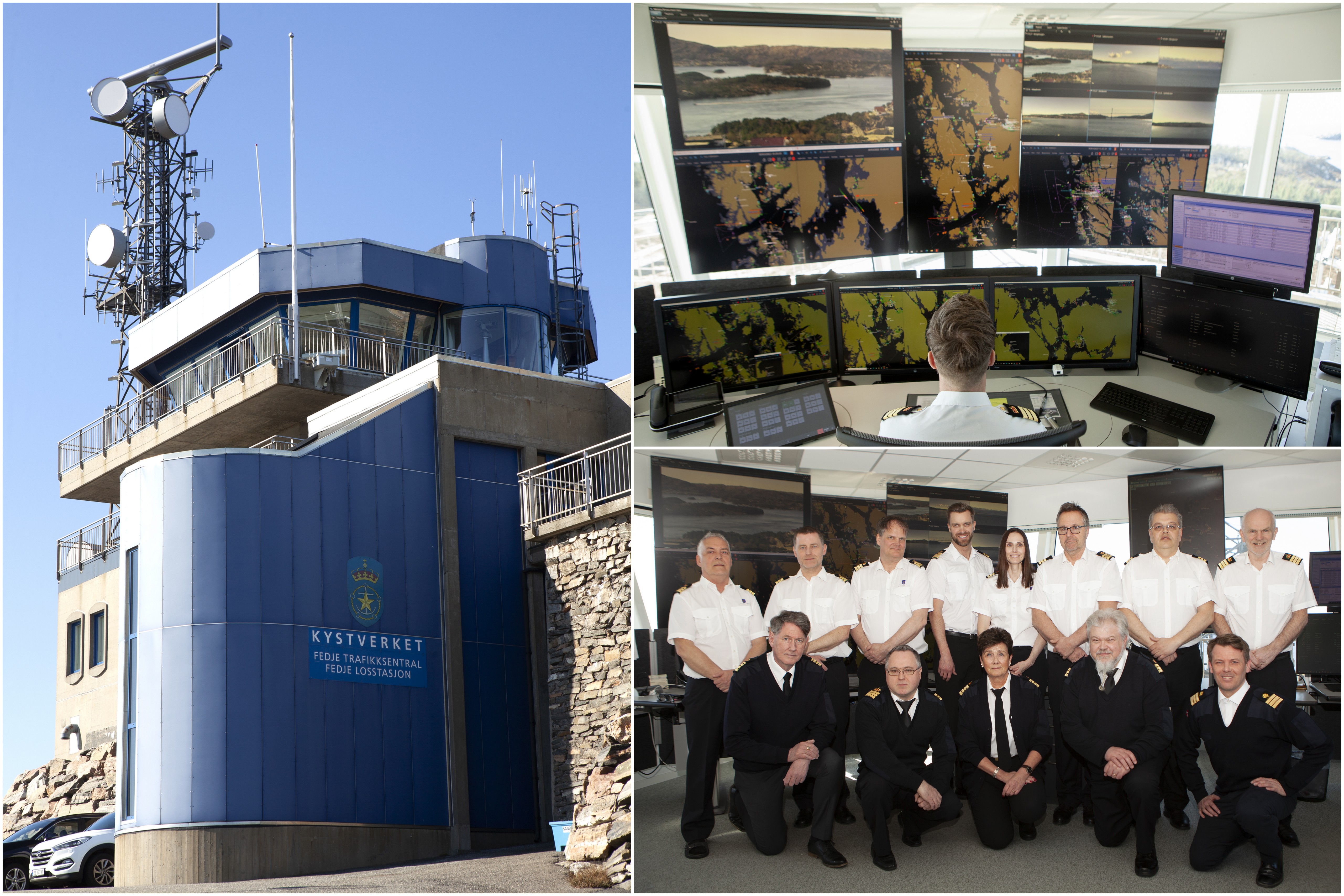 Sjøtrafikksentral og ansatte