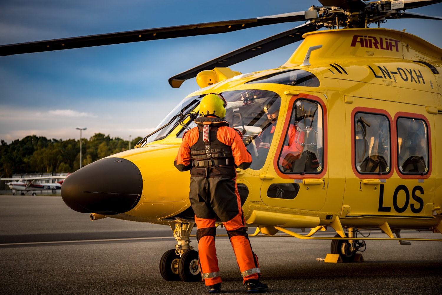 Loshelikopter. Foto Airlift AS