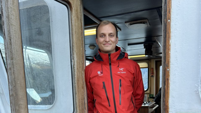 Bilde av losaspirant på oppdrag