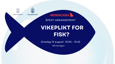 Møt oss på Arendalsuka og bli med på diskusjonen om kysten og havet vi alle deler.