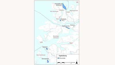 Kartutsnitt planområde