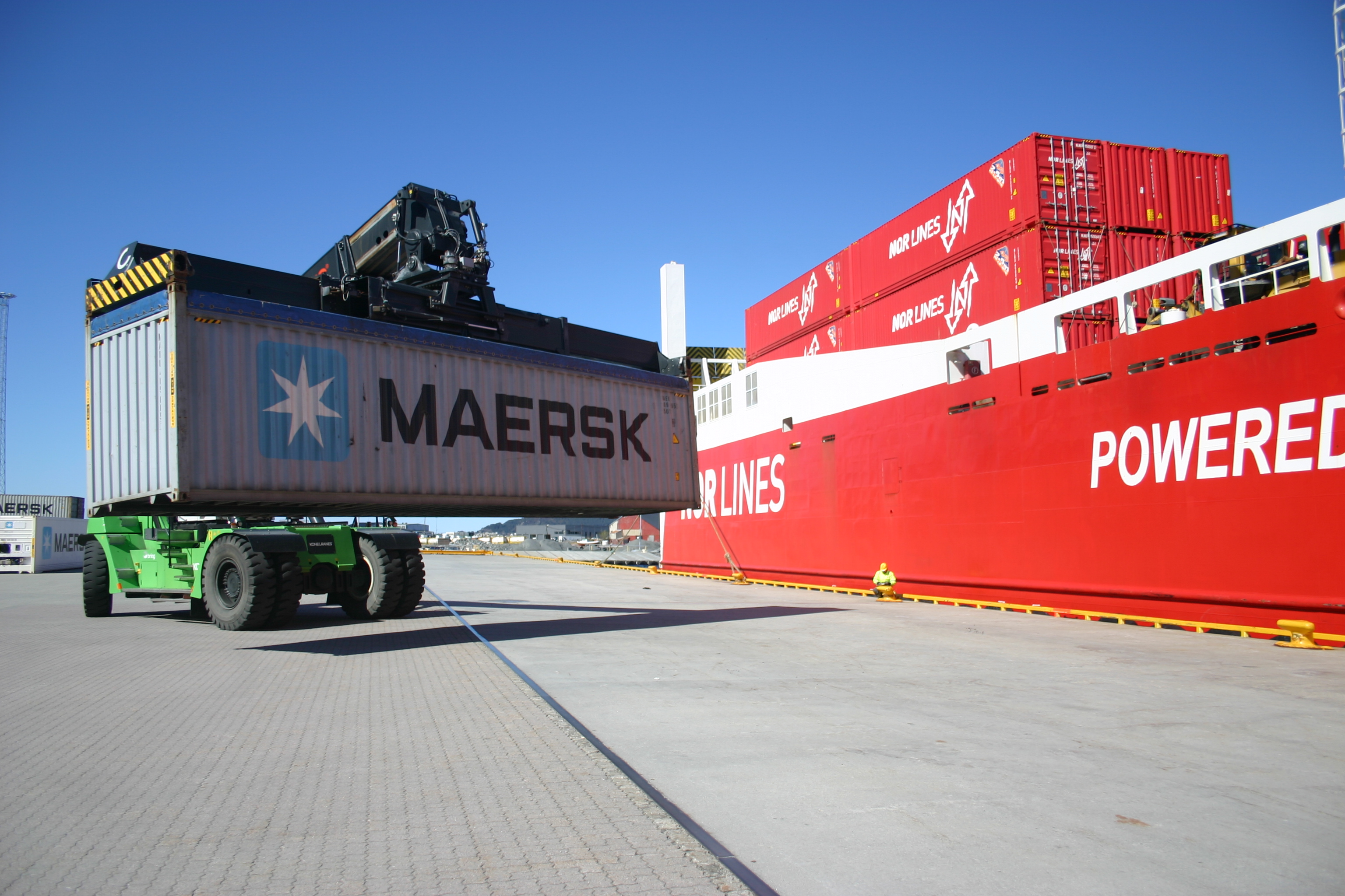 Flytting av gods i havn