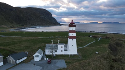 Alnes lighthouse.
